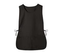 FZKun Tablier sans manches - Tablier de travail imperméable avec poches, 1 x noir, S: 66*48cm