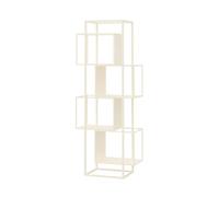 FZL02068LM Étagère de Luxe Moderne et légère for Maison, présentoir de Bureau Ouvert en Fer(Blanc)