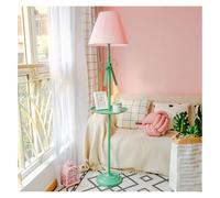 FZL02068LM Lampadaire Lampadaire moderne avec plateau, lampe sur pied for salon, chambre à coucher, bureau, maison Lampe sur Pied(Pink-Green)