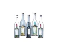 FZL02068LM Porte-vin Casier à vin Mural Maison casier étagères Mur Bouteille présentoir Pendentif Moderne Simple Organisateur(Metallic,Moyen)