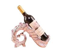 FZL02068LM Porte-vin Casier à vin Paon créatif, casier, Salon, Armoire, décorations for la Maison, Artisanat d'ornement Organisateur(Rose Gold)