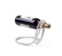 FZL02068LM Porte-vin Mode casier à vin Rouge Blanc entrée Salon Collier de Perles Suspendu Refroidisseur décoration Organisateur(Blanc)