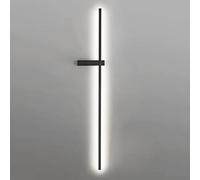 FZQSXAZU Applique Murale LED Minimaliste Moderne - Noir, éclairage intérieur Filaire pour Salon, Chambre, Couloir, Lampe Staase