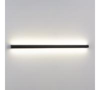 FZQSXAZU Applique Murale linéaire LED Noire Moderne et allongée, Style Minimaliste, à IRC élevé, idéale pour Le Salon, Le Couloir, Les escaliers et la Chambre (3 Modes, 60 cm / 23,62 Pouces
