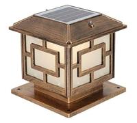 FZQSXAZU Appliques murales QTANZIQI, Lampes solaires sur Colonne, éclairage extérieur étanche pour Poteau de Porte, Cour, Porche, Patio, lampadaire LED Ultra-Lumineux à économie d'énergie