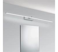 FZQSXAZU Miroir de Salle de Bain LED Lumineux, Lampe de Maquillage Moderne en Acrylique, 6000K Blanc Froid, IP44, étanche, antibuée, pour Armoire en Fer, 100 cm