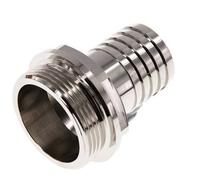 G 1 1/2'' mâle x 32mm laiton nickelé Embout de tuyau 16 Bar