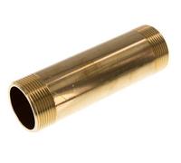 G 1 1/2'' Raccord double en laiton 16 Bar DIN 2982 - 150mm