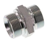 G 1 1/4'' double mamelon en acier zingué 315 Bar - Hydraulique