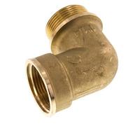 G 1 1/4'' F/M Raccord coudé 90 deg en laiton 16 Bar
