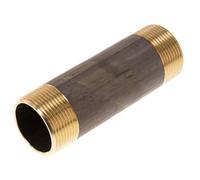 G 1 1/4'' Raccord double en laiton 16 Bar DIN 2982 - 120mm