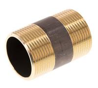 G 1 1/4'' Raccord double en laiton 16 Bar DIN 2982 - 60mm