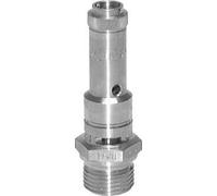 G 1/2'' Acier inoxydable 316 Ti Soupape de sécurité préréglée 4 bar (58.02 psi) DN 8