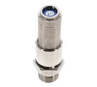 G 1/2'' Acier inoxydable 316 Ti Soupape de sécurité préréglée 6 bar (87.02 psi) DN 10