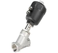 G 1/2'' Double Effet Pneumatique Vanne À Siège Incliné Acier Inoxydable - 2000 - 240666