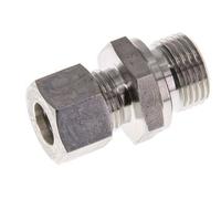 G 1/2'' mâle x 12L Raccord à compression droit en acier inoxydable avec joint FKM 315 Bar DIN 2353