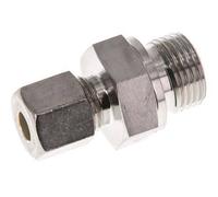 G 1/2'' mâle x 8S Raccord à compression droit en acier inoxydable avec joint FKM 630 Bar DIN 2353