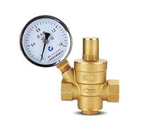 G 1/2quot; 3/4 quot; 1 2quot; Valve de maintien réduction pression d'eau en laiton, régulateur DN15/DN20/DN25/DN32, jauge soupape décharge réglable, pièces(Without Gauge,DN25)