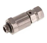G 1/8'' M/F Joint Tournant en laiton nickelé 10 Bar - Haute vitesse