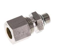 G 1/8'' mâle x 10L Raccord à compression droit en acier inoxydable avec joint FKM 315 Bar DIN 2353