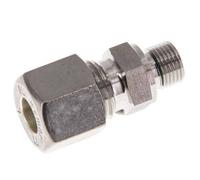 G 1/8'' mâle x 8L Raccord à compression droit en acier inoxydable avec joint FKM 315 Bar DIN 2353