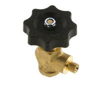 G 1/8'' Robinet à boisseau sphérique laiton coudé 40 bar avec volant