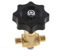 G 1/8'' Robinet à boisseau sphérique laiton filetage mâle 40 bar avec volant