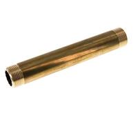 G 1'' raccord double en laiton 16 Bar DIN 2982 - 200mm