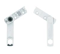 G-19821-06-L-7 Entrebâilleur fenêtre gauche acier blanc pour crémone
