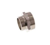 G 2'' x G 1 1/2'' Raccord double en laiton nickelé 16 Bar