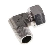 G 3/4'' Male x 22L Raccord coudé 90° en acier inoxydable 160 Bar DIN 2353