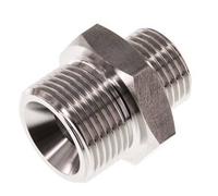 G 3/4'' x G 1/2'' Double mamelon en acier inoxydable 40 Bar