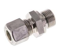 G 3/8'' mâle x 10L Raccord à compression droit en acier inoxydable avec joint FKM 315 Bar DIN 2353