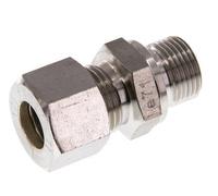 G 3/8'' mâle x 12L Raccord à compression droit en acier inoxydable 315 Bar DIN 2353