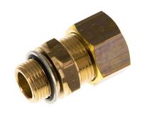 G 3/8'' mâle x 15mm raccord droit à compression en laiton avec joint PA 82 Bar DIN EN 1254-2