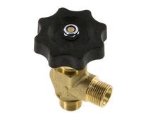 G 3/8'' Robinet à boisseau sphérique laiton coudé 40 bar avec volant