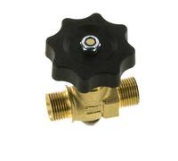 G 3/8'' Robinet à boisseau sphérique laiton filetage mâle 40 bar avec volant