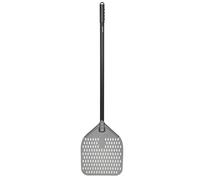 G.a HOMEFAVOR Pelle à Pizza, Pelle à Pizza Perforée 30 x 39 cm Pizza Paddle Métal en Aluminium Anodisé Dur avec Poignée Amovible pour Transférer Pain, Patisserie, Pizzas, 120 cm de Longueur