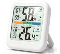 G.CATACC Thermomètre Intérieur Hygromètre Digital D'ambiance | 5s rafraîchissement, 2,8" LCD, Pile Incluse, Moniteur de Température Humidimètre, la Maison Nurserie Chambre bebe Reptiles