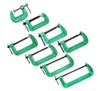 G-Clamp, Pince de travail du bois en fer robuste avec ouverture de mâchoire de 260 mm et profondeur de gorge de 105 mm, finition résistante à la rouille pour travail du métal (5,1 cm)