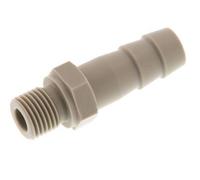 G Embout de tuyau en polypropylène (PP) 1/4'' mâle x 12 mm 10 Bar