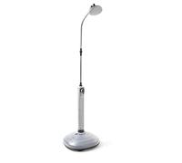 G.F. GF SRL, Sunny Niagara, Douche de Jardin pour la Piscine, pour l'extérieur, idéale pour Les Vacances et Le Camping, mélangeur pour l'eau Chaude et Froide, avec Une Grande douchette, Couleur Gris