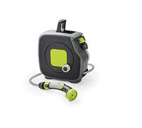 G.F. SRL, Aquabag Style, Mini dévidoir Compact pour Tuyau d'arrosage, avec 11,5 M de Tuyau, en kit prêt à l'emploi, pour l'arrosage des Plantes, des balcons et des Jardins, Couleur Vert Lime
