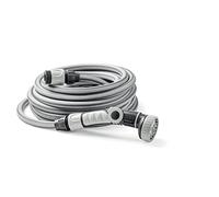 G.F. SRL, AQUAGO Easy 30, Kit d'irrigation avec Tuyau Extensible jusqu'à 30 m, réparable, avec Accessoires, pour l'irrigation de potagers, Fleurs, Plantes et Jardins.