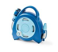 G.F. Srl, Enrouleur de tuyau Aquabag Collection for Ocean, Compact avec 11,5 mètres de tuyau, idéal pour irriguer les plantes et les fleurs sur balcon, terrasse ou jardin de petite taille