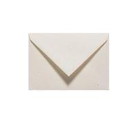 20 enveloppes C6 (114x162mm) paille gommées - ivoire