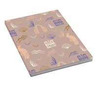G. Lalo 71605L - Un Petit Bloc Encollé Spécial 100 ans 50 Pages Unies 90g, A6 10,5x14,8 cm, couverture rose - Guide ligne