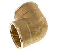 G Raccord coudé 90° en laiton 2'' 16 Bar