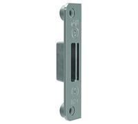 G-U BKS 6-40032-AF-0-1 Plaque de fermeture universelle 13 mm pour verrou automatique de porte automatique Acier argenté décoratif
