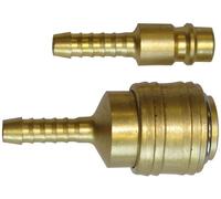 G§UDE Raccord rapide et raccord cannelé pour tuyau air comprimé diam 9 mm 41008